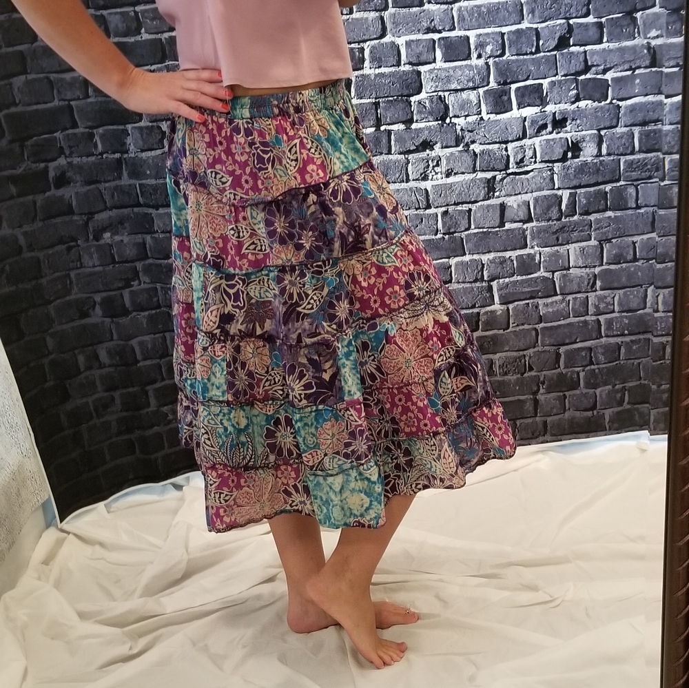 Boho Midi Skirt